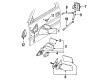 Chevy C3500 Car Mirror Diagram - 19177487