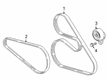 Cadillac CT6 Serpentine Belt Diagram - 12668146