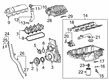Chevy Silverado 1500 LTD Valve Cover Gasket Diagram - 12674292