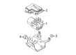 Chevy Suburban 1500 ABS Pump And Motor Assembly Diagram - 15269817