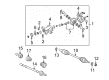 Pontiac G8 Spindle Nut Diagram - 92138989