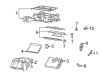 Pontiac Vibe Heater Core Diagram - 88973563