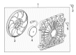 Chevy Traverse Limited A/C Condenser Fan Diagram - 86579042