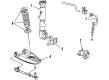Cadillac DeVille Sway Bars Diagram - 25558115