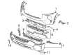 Chevy Silverado EV Bumper Diagram - 85013625