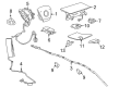 Chevy Air Bag Control Module Diagram - 23243444