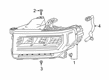 GMC Acadia Headlight Diagram - 84902389