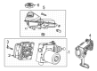 Cadillac Brake Master Cylinder Reservoir Diagram - 84826637