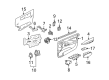 Pontiac Interior Door Handle Diagram - 92179894