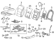 Chevy Bolt EUV Seat Covers Diagram - 42789702