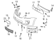 Pontiac Vibe Bumper Diagram - 88975666
