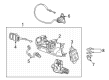 Chevy Corvette Tailgate Lock Diagram - 86782303