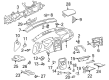 Oldsmobile Dash Panel Diagram - 22675341