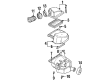 Cadillac DeVille Air Intake Coupling Diagram - 12482799