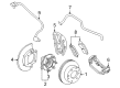 Hummer H2 ABS Sensor Diagram - 19356428