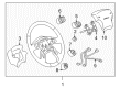 Chevy Silverado 2500 HD Classic Steering Wheel Diagram - 10364743