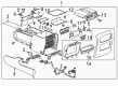 GMC Yukon XL Center Console Base Diagram - 23491272
