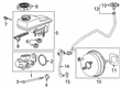 Chevy Traverse Limited Brake Master Cylinder Diagram - 84644599
