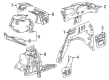 Buick Envista Fender Splash Shield Diagram - 60007983