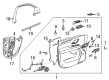 Chevy Suburban Door Moldings Diagram - 84225782