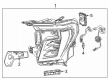 GMC Yukon XL Headlight Diagram - 85765593