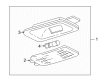 Chevy Silverado 2500 Dome Light Diagram - 15765710