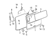 Chevy Avalanche 2500 Liftgate Lift Support Diagram - 15029088