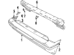 Chevy Tracker Bumper Cover Diagram - 91173384