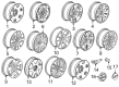 Chevy Equinox EV Wheel Cover Diagram - 20997899