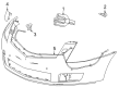Cadillac SRX Windshield Washer Nozzle Diagram - 15949235