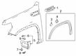 GMC Mud Flaps Diagram - 84621826