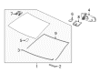 Buick Windshield Diagram - 23210486