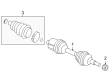 Saturn Axle Shaft Diagram - 25844557