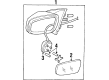 Pontiac Mirror Cover Diagram - 12530002