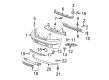 GMC Yukon XL 2500 Air Deflector Diagram - 15138233