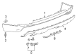 GMC Terrain Bumper Diagram - 23477991