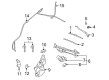 Cadillac Windshield Washer Nozzle Diagram - 15778747
