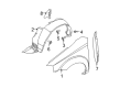 Chevy Aveo5 Fender Diagram - 96476680
