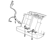 Saturn SL1 Seat Belt Diagram - 21055572