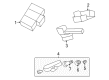 Chevy TPMS Sensor Diagram - 19117460