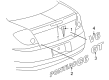 Pontiac G6 Emblem Diagram - 15290130