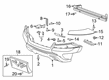 Chevy Colorado Bumper Cover Diagram - 84109337