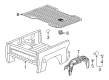 GMC Sierra 3500 HD Fender Splash Shield Diagram - 84511154