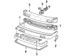 Pontiac Bonneville Bumper Cover Diagram - 16518763