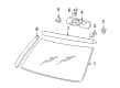 Chevy Trailblazer EXT Windshield Diagram - 15892616