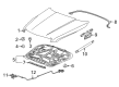 Cadillac Hood Diagram - 84076714