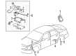 Cadillac Suspension Control Module Diagram - 25879623