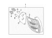 Pontiac Forward Light Harness Connector Diagram - 88972567