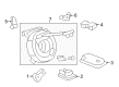Buick Air Bag Control Module Diagram - 13513516