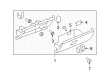Hummer Glove Box Diagram - 20925877